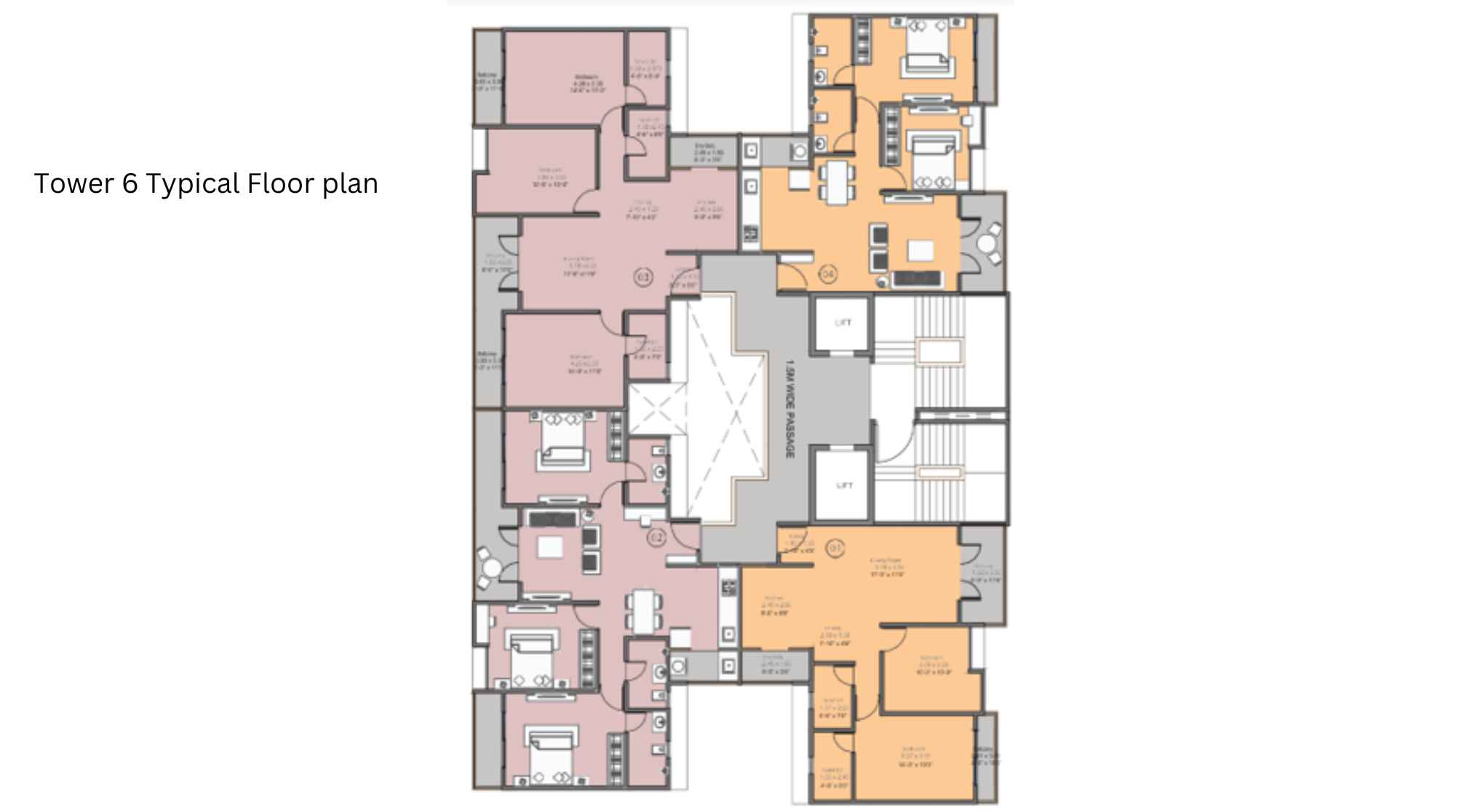Kohinoor-Viva-Pixel-Tower-6-Typical-Floor-plan